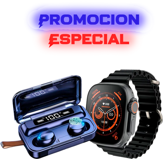 SMART WATCH T10 ULTRA + AUDIFONOS M10