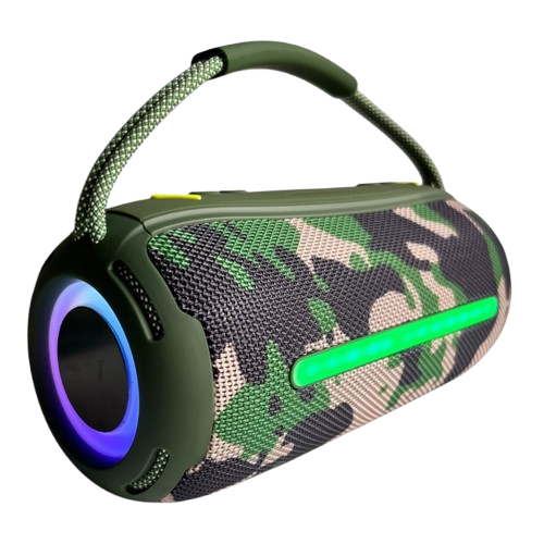 Parlante Boombox 360 Luces LED